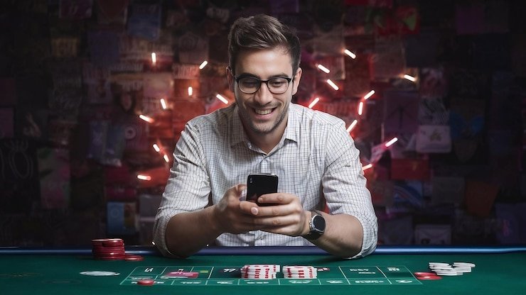 Live casino blackjack table and sports betting dashboard